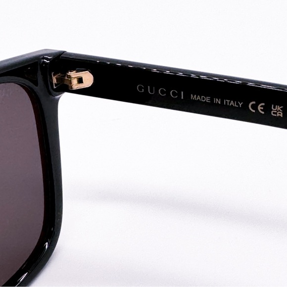 NEW GUCCI GG1346SK 002 MEN BLACK SUNGLASSES GUCCI - Picture 9 of 10